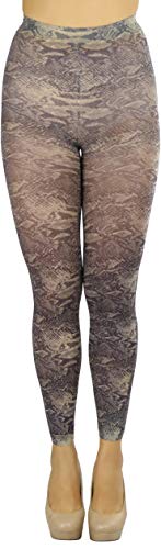 Image of ToBeInStyle Women's Footless Opaque Animal Zebra Tiger Tights Hosiery
