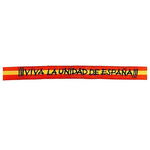 Gemelolandia | Juego de 10 Pulseras de Tela Viva La Unidad de España | Regalo Original | Ideal Para Bodas, Aniversarios, Fiestas, Despedidas de Solteros