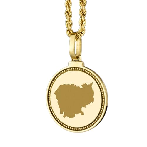 Pendentif Cambodge en argent doré pour garder vos plus beaux souvenirs d'Asie