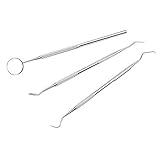 Das Zahnarztbesteck enthält 1 Scaler(Zahnsonde), 1 Zahnsteinschaber 1 Anti-Beschlag Zahnspiegel. Es wird für beide Profi Zahnärzte und persönlicher Gebrauch entworfen.