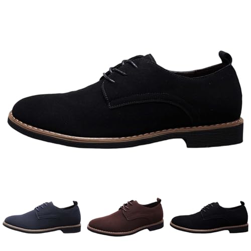 generisch Zapatos de traje para hombre de ante con cordones, clásicos, negocios, derby, formales, informales, para negocios, zapatos de traje, transpirables, Derby, verano, con cordones, formales,