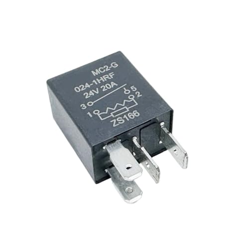 Relais MC2-G 024-1H V6A-24V-20A à 4 broches pour circuits imprimés industriels