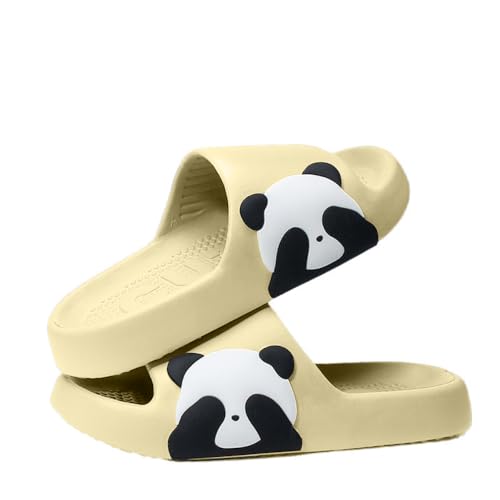 Panda Slippers - Cute Cartoon Indoor Outdoor Wear for Couples - EVA Bathroom Slippers2