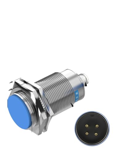 MEXWLOP Sensor de proximidad inductivo serie M30, M12, 4 pines, conector enchufable, tipo NPN, PNP, interruptor metálico industrial sin contacto. Sensor de proximidad(Dc 2-wire Nc)