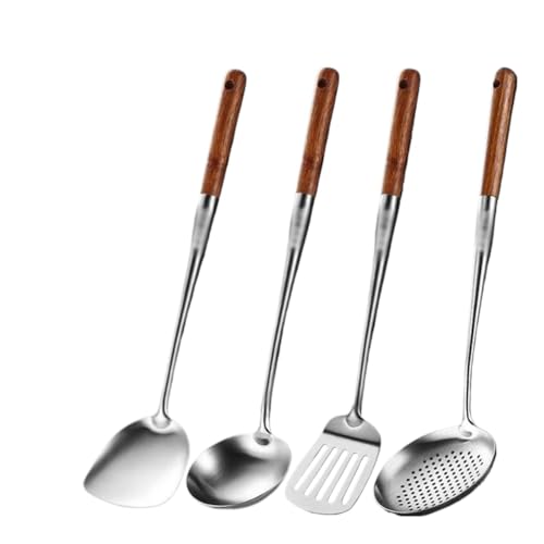 Juego de utensilios de cocina H3TF5J con espumadera y menaje de 4 piezas