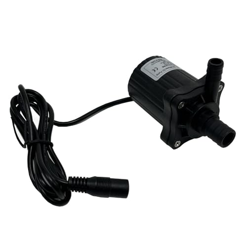 SHYSKY DC40-2470 5-24V 28.8W Micro Brushless DC Water Pump 7M 22ft Lift, 174GPH Flow, Magnetic Drive Centrifugal Submersible Water Pump, for CPU Cooling, Low noise, IP68 Waterproof