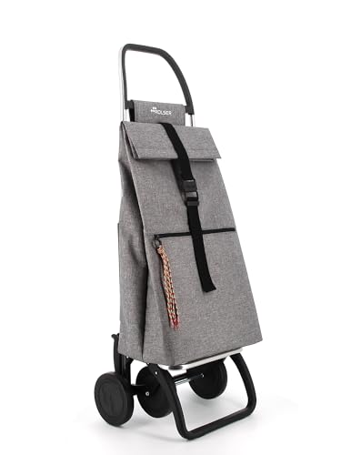 Carrello Portaspesa Rolser Big Tweed 4 Ruote - Grigio