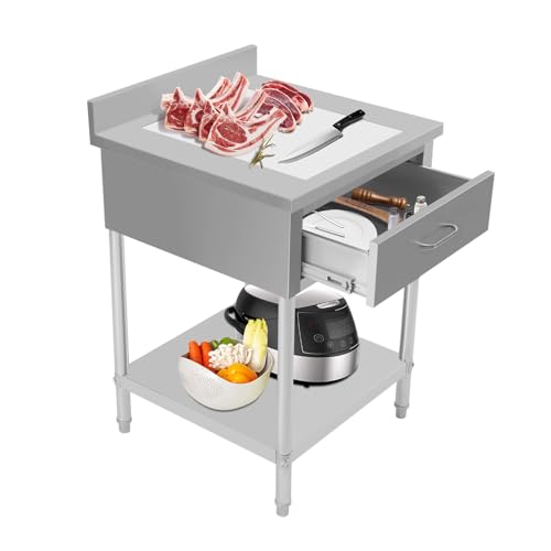 Stainless Steel Kitchen Prep Table, 24