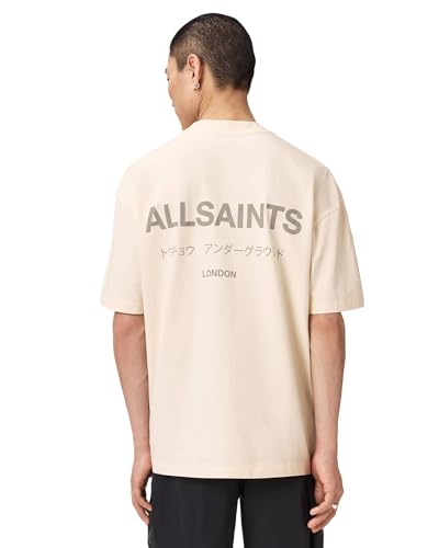 Image of AllSaints Men's Underground Oversized Short Sleeve Crew Neck Shirt