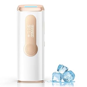 Laser Hair Removal with Cooling System, IPL Hair Removal for Women and Men Permanent, 3-in-1 At-Home Hair Removal Device for Facial Legs Arms Whole Body Use, 9 Energy Levels