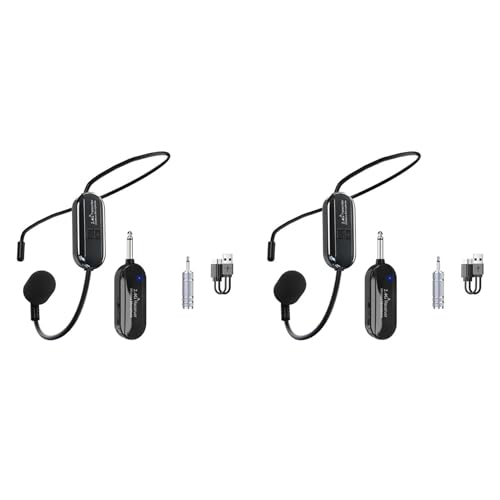 Micro-Émetteur de Casque sans Fil pour Enseignement Guitare et Voix