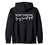 La cata de vinos es mi Amante del Vino Deportivo Favorito Sudadera con Capucha