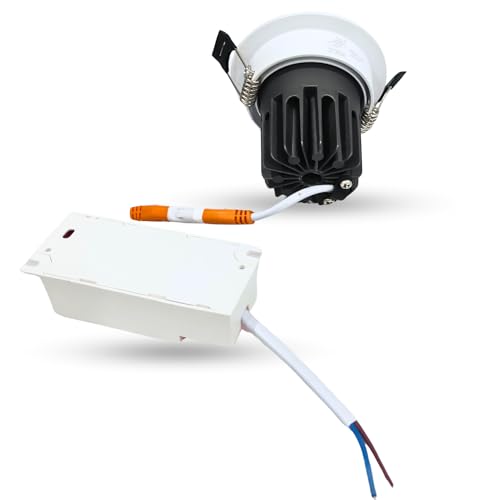 Image of D'Mak Moveble LED COB Light | Recessed LED Ceiling Light for Indoor Lighting | Warm White Color | Aluminium Body (5, 12 Watt)