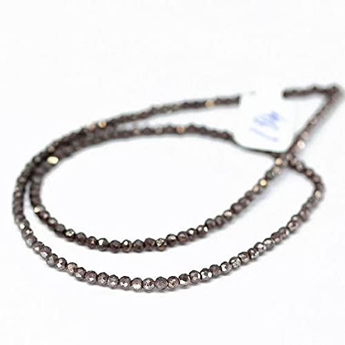 Perles grenat almandin 3mm LKBEADS pierre rouge rondelle facettée loisirs créatifs gemme 4 pouces