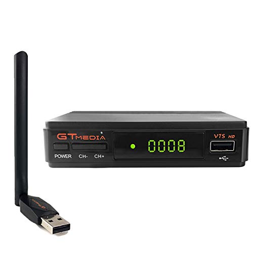 GT Media V7S HD DVB-S2 Decodificador de Receptor de TV Satelital Freesat...