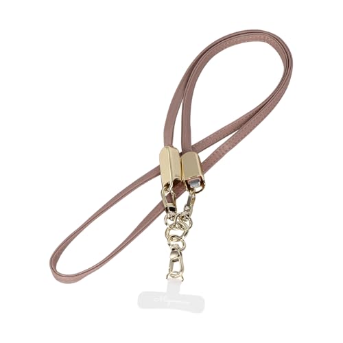 オウルテック スマートフォン用ショルダーストラップ レザー調 充電ケーブル 1.2m Type-C to Type-C Mignonne(ミニョン) アッシュローズ OWL-CBX2MIN07CC-AR