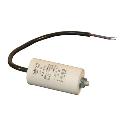Produktbild von Cyclingcolors Anlaufkondensator 2 µF 450 V – Ø28x57 Mm, M8, Für Motor & Kompressor