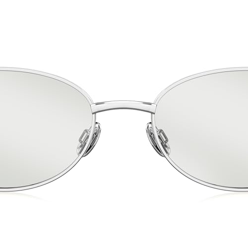Image of BOLON Unisex Full Titanium Narrow Retro UV400 Sunglasses BX7001 VaCay 57mm | Exclusive Eyewear Brand of EssilorLuxottica
