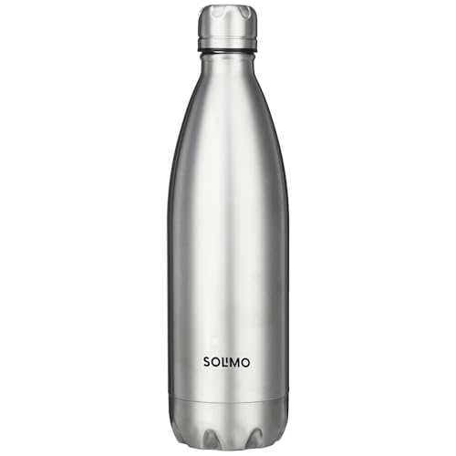 Stainless Steel Insulated Cola Bottle (1000ml) | Superior Durability | 100% Food-Safe | Leak Proof | BPA-Free Cap (Steel Finish)