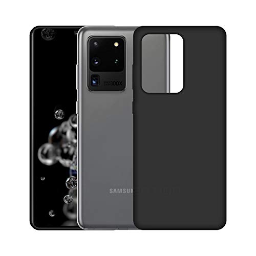 Image of Case Creation Luxurious OG Series for Samsung GalaxyS20 Ultra Case Cover,Anti-Dirty Slim Case Frosted Matte Cute Candy TPU Raised Bezel (Splash of Color) Back Cover for Samsung S20 Ultra -Black