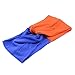 Produktbild Frauen Baumwolle Mischung Stirnband für Yoga Sport Turban Haarband dehnbar Stirnband Mädchen Haarschmuck von TheBigThumb, Orange-Blau