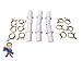 (6) Spa Hot Tub Part 3/4" Barb & Clamps Repair Coupler 1" OD, 3/4" ID Pipe Video