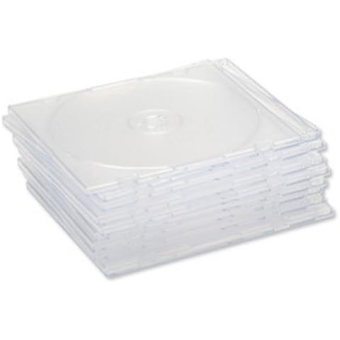 Compucessory CD Cd-Case / Hülle für je 1 Disk W125xD5xH124mm 442463, transparent, 50 Stück Cover