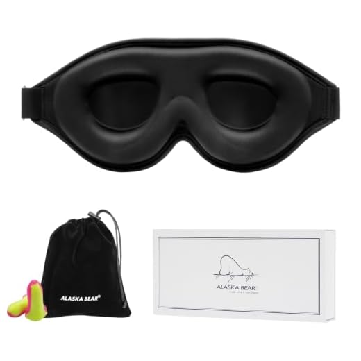 ALASKA BEAR Sleep Mask Memory Foam