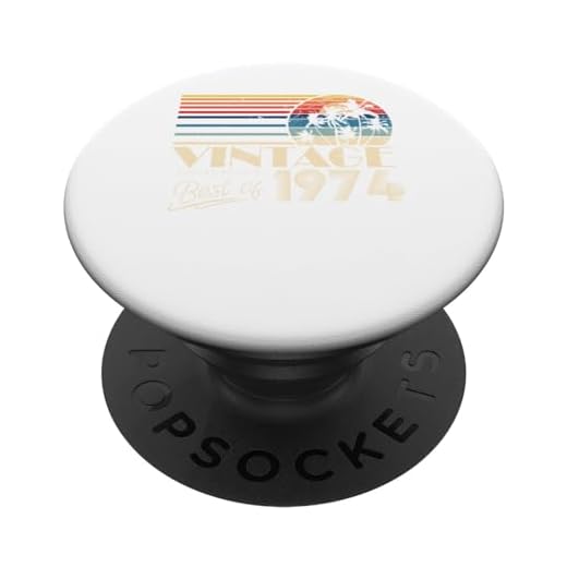 1974 Vintage Cumpleaños Retro Edición Limitada Hombres Mujer PopSockets PopGrip Intercambiable