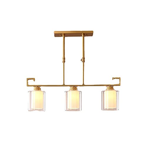 Luminaire suspendu de simplicité et lustre en laiton brossé haut de gamme