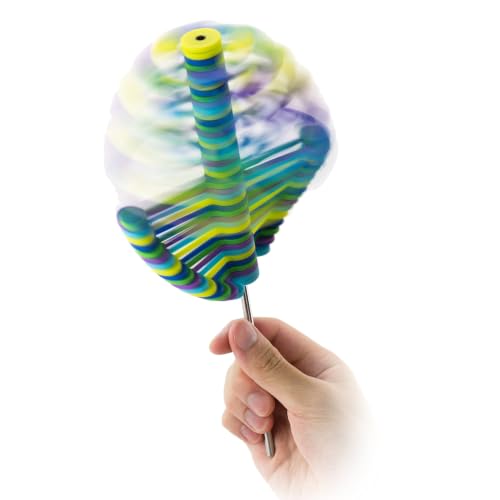 PLAYABLE ART Lollipopter - Large Spinning Fidget Desk Toy (Sugar Plum)