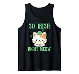 Photo Gallery so irish right meow - gatto divertente per san patrizio canotta Photo Gallery so irish right meow - gatto divertente per san patrizio canotta
