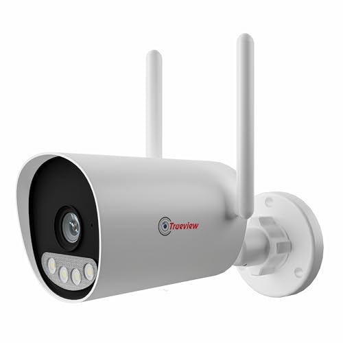 Image of Trueview 3mp All Time Color 4G Sim Based Bullet CCTV Security Camera for Home, Shop, Office, Farm, and Construction Site | IP66 Waterproof Rating | 11 IR (T18292SF-3MP 4G Bullet STQC)