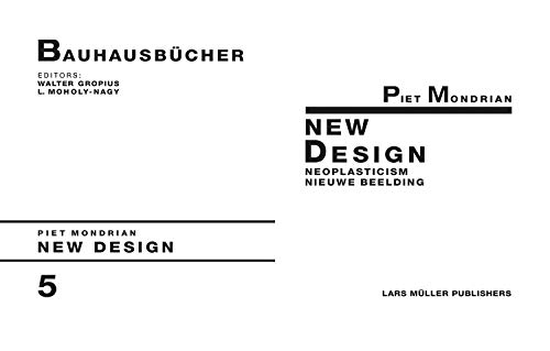 Piet Mondrian New Design édition de collection Bauhaus 1925