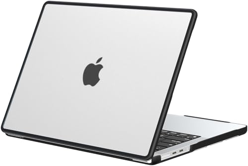 Image of BlueSwan Hard Shell Case Compatible for MacBook Pro 16 inch M5 2026 2025-2021 M4 M3 M2 M1 Pro /Max Chip, A3429 A3428 A3403 A3186 A2991 A2780 A2485, Matte Cover Anti-Cracking TPU Bumper, Frosted Clear
