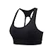 JIACUO, Ropa Deportiva para Mujer, Sujetador Deportivo con Cuello en U, Bralette con Espalda Cruzada, Correas Anchas para los Hombros, Yoga, Correr, Fitness, Tops recortados