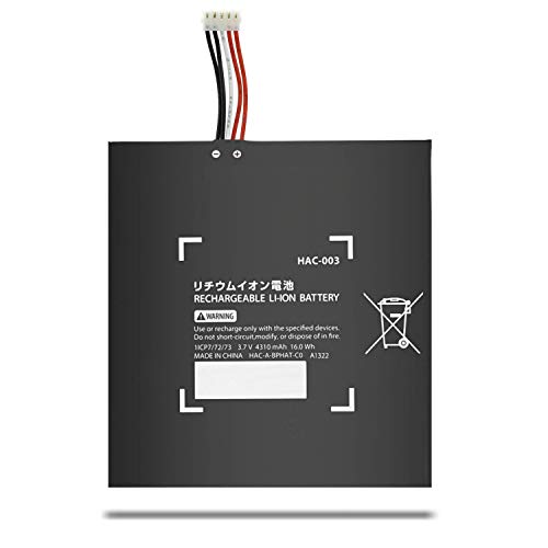 BatteryMon HAC-003 Battery Repalcement for Switch 2017 Game Console HAC-001 HAC-A-BPHAT-C0 HAC-S-JP/EU-C0 (3.7V 16Wh)