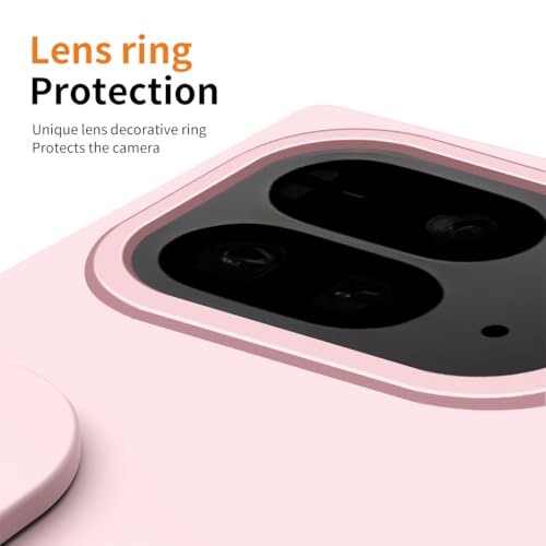 Accessoire de protection Google Pixel 9 Pro antichoc rose pliable avec dragonne - 5