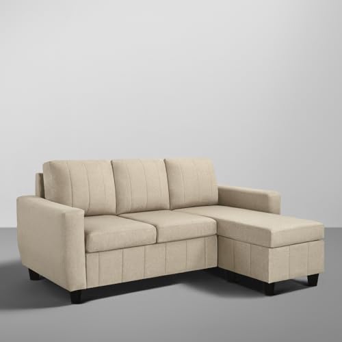 Image of Sleepyhead Bae Designed by Duroflex - Interchangeable L Shape Sofa Set |Modular Rearrangeable Lounger |Space-Saving, Comfortable & Easy-Maintenance Sofa For Living Room |3 Year Warranty - Pebble Brown