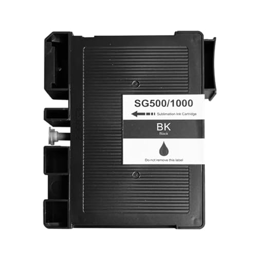 Cartouche d'encre noire SG500 pour imprimante à sublimation SG1000 avec puce intégrée