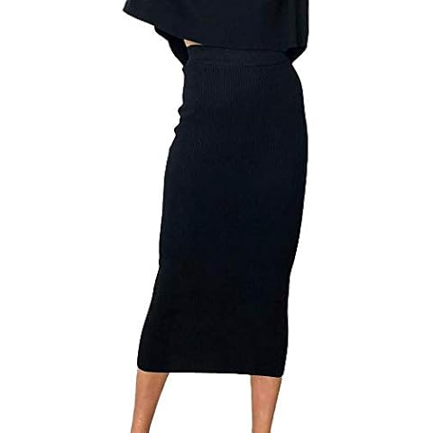 Zerototens High Waist Womens Bodycon Skirt Pencil Uniform Skirt Long Maxi Full Office Skirt Straight Skirt Ladies Slim Pencil Skirt Black Cover
