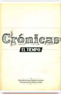Paperback Crónicas el tiempo [Spanish] Book