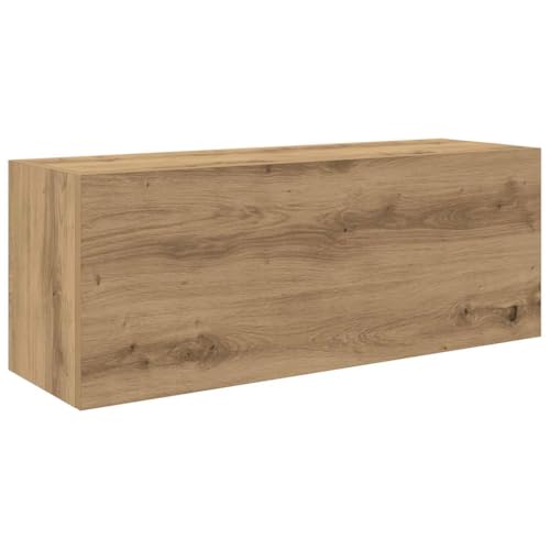 vidaXL Bad-Wandschrank Artisan-Eiche 80x25x30 cm Holzwerkstoff, Bad-Hängeschrank, Hängeschrank Badezimmer, Wand-Badschrank, Hängeschrank Bad