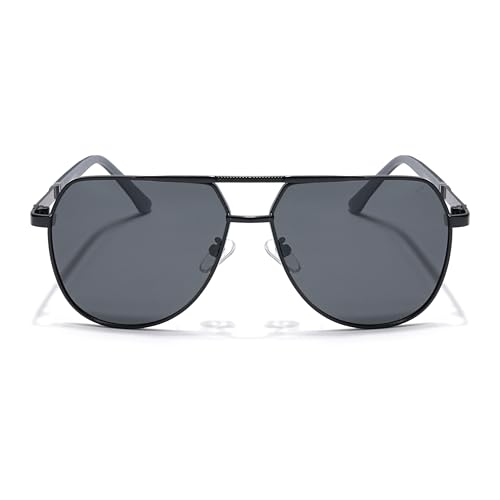 Image of EYEJACK by Voyage UV Protected & Polarized Aviator Sunglasses for Men & Women