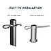 Boatsea 122Pcs Cotter Pin Hair Pin Clevis Pin Assortment Kit,R Clips Retaining Hair Pins Assortment, Including Single Hole Clevis Pin&Split Cotter Pin&R Clip Hitch Pin for Trailer Latch, Zinc-Plated