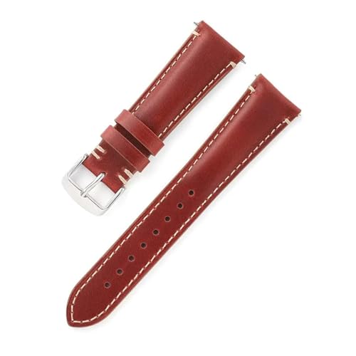 Correa de reloj de cuero genuino 20mm 24mm compatible con relojes clásicos