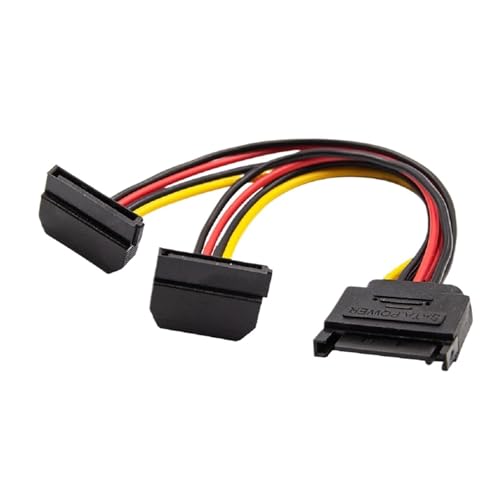 Cable adaptador Y SATA 15 pines 15 cm miniatura 3
