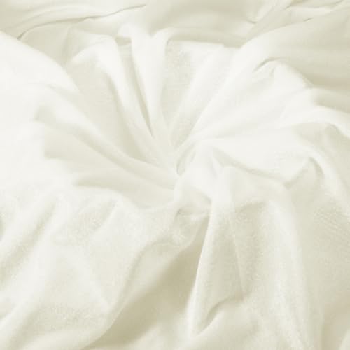 Tissu velours beige pour rembourrage canapé fauteuil couture vêtement DIY artisanat 3m