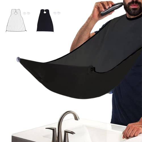 Crazy Bean Bart SchüRze FüR Bartgestaltung Bart SchüRze MäNner Mit SaugnäPfen RasierschüRze Zum Rasieren Und Trimmen Des BartfäNgers Cover