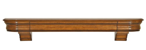 Pearl Mantels 415-72-50 Abingdon Wood 72-Inch Fireplace Mantel Shelf, Medium Distressed Oak